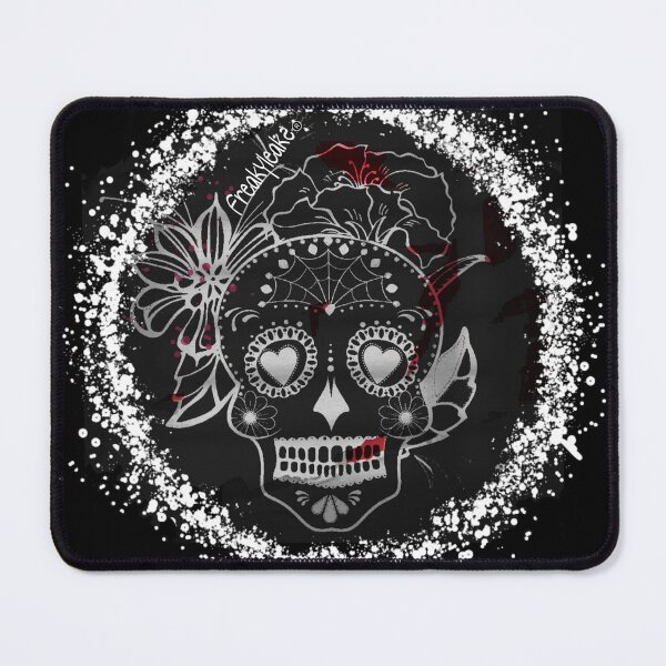 Item preview, FANTASY SKULL ON A BLACK BACKGROUND designed and sold by inarausch2023.