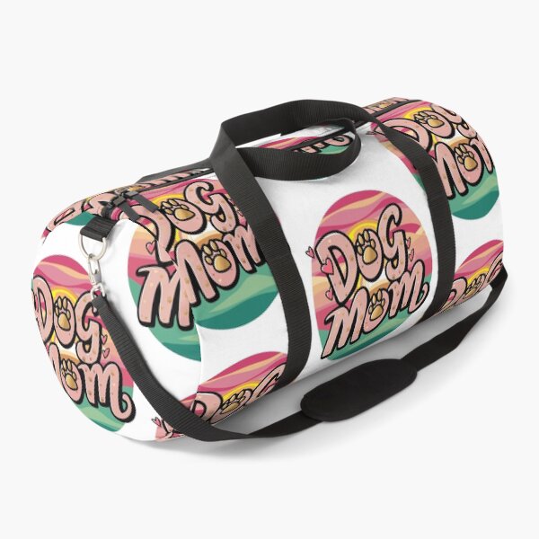 Item preview, Chic "Dog Mom" Hand-Lettered Graphic Design | Pet Lover Art | HahaHandlesHub designed and sold by HahaHandlesHub.