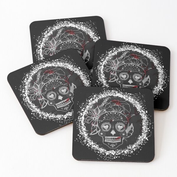 Item preview, FANTASY SKULL ON A BLACK BACKGROUND designed and sold by inarausch2023.