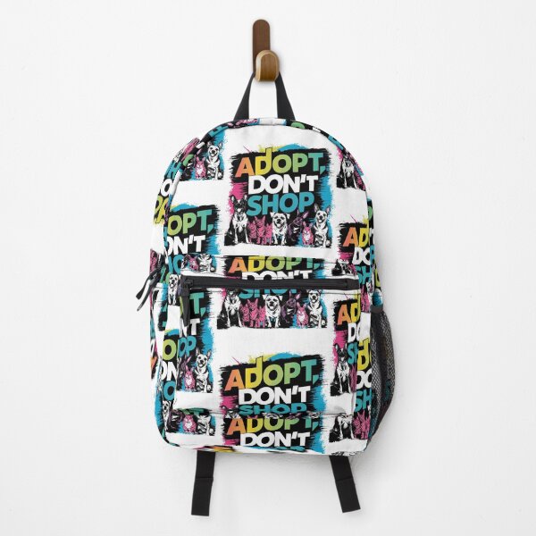Item preview, Vibrant "Adopt, Don't Shop" Pet Adoption Advocacy Art | HahaHandlesHub designed and sold by HahaHandlesHub.