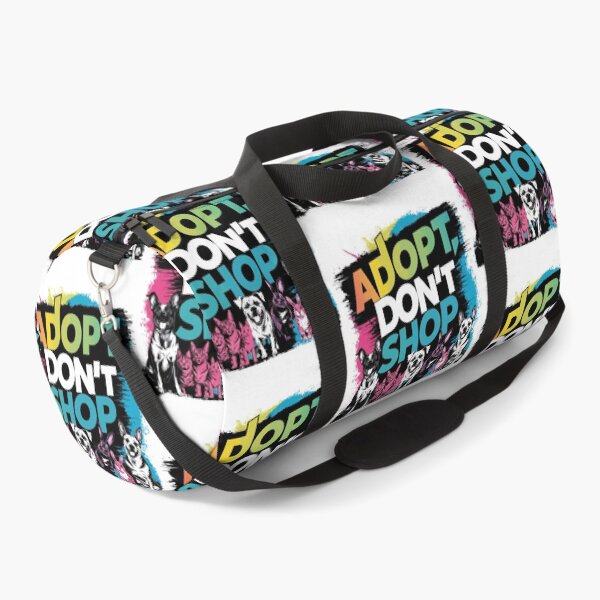 Item preview, Vibrant "Adopt, Don't Shop" Pet Adoption Advocacy Art | HahaHandlesHub designed and sold by HahaHandlesHub.