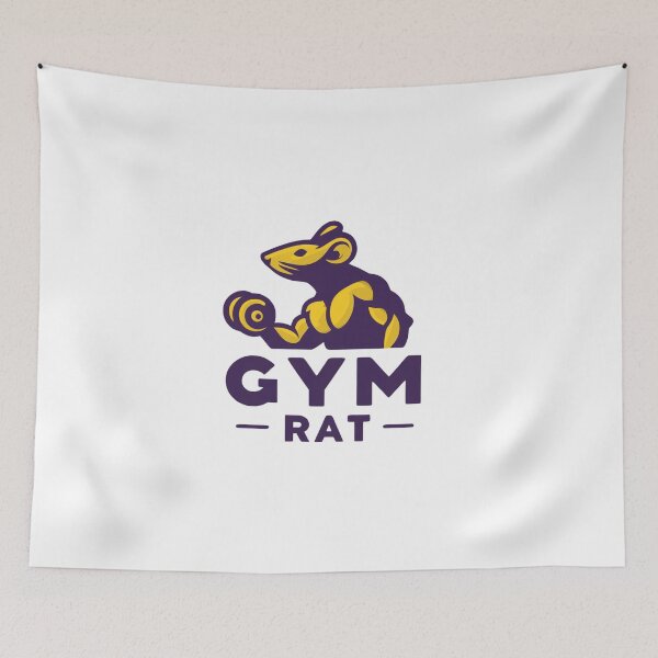 Item preview, Gym Rat - Dark Yellow Power designed and sold by Weknes.