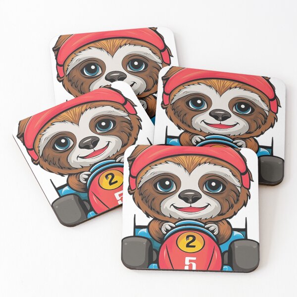 Item preview, Baby Sloth Race Car Driver designed and sold by likbatonboot.