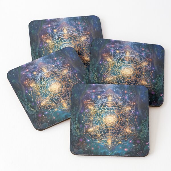 Item preview, Sacred Geometry Abstract Art designed and sold by Obsidian Ink by Wilshire.