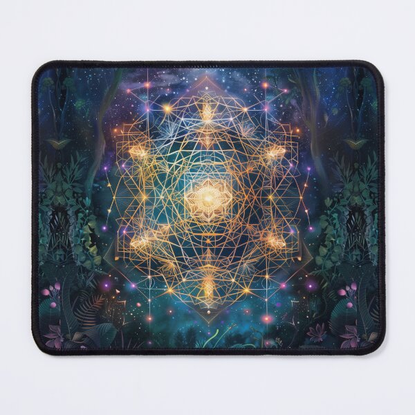 Item preview, Sacred Geometry Abstract Art designed and sold by Obsidian Ink by Wilshire.