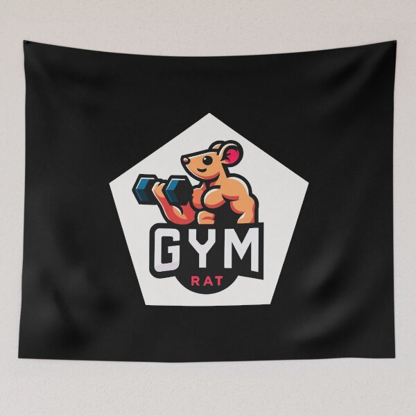 Item preview, Gym Rat Motivational them 1 designed and sold by Weknes.