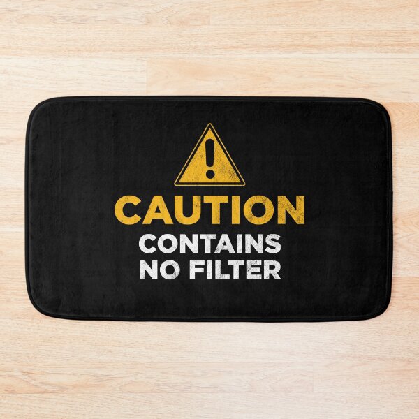 Item preview, Caution contains no filter designed and sold by PaulSDesign.