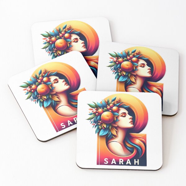 Item preview, Sarah The Queen of the Fruit garden abstract art designed and sold by ZulryLifestyles.