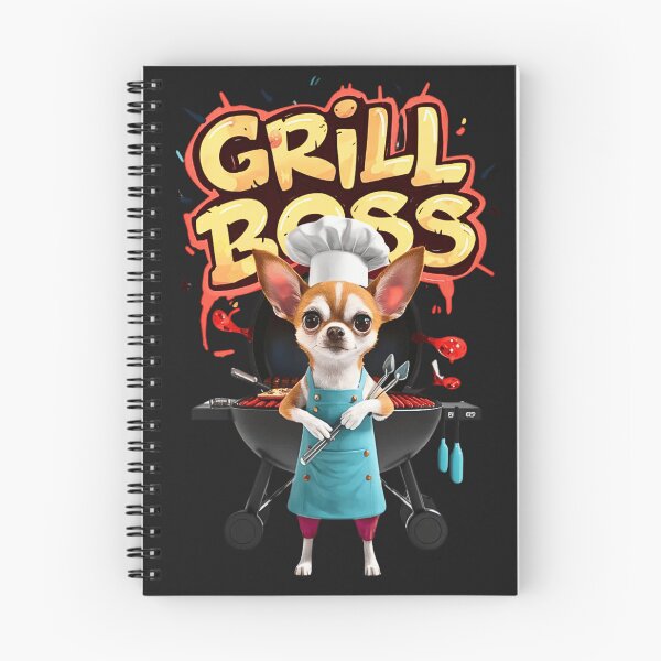 Item preview, Grill Boss Chihuahua Chef Funny Dog designed and sold by HanaiPrint.