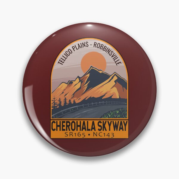 Item preview, Cherohala Skyway National Scenic Byways Retro Travel Emblem Active(3) designed and sold by ygtokus.
