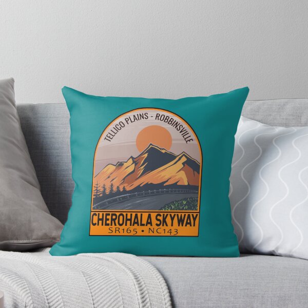 Item preview, Cherohala Skyway National Scenic Byways Retro Travel Emblem Active(3) designed and sold by ygtokus.