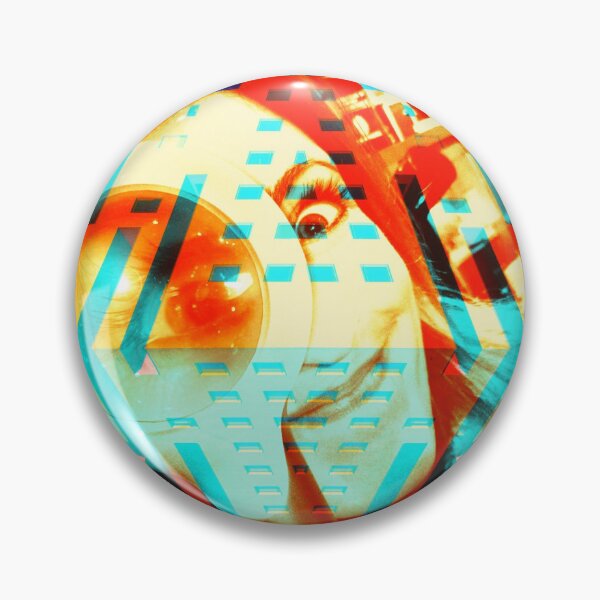 Item preview, Photomontage surreal portrait magnifying eye magnifying glass  designed and sold by Carré Comme Orange.