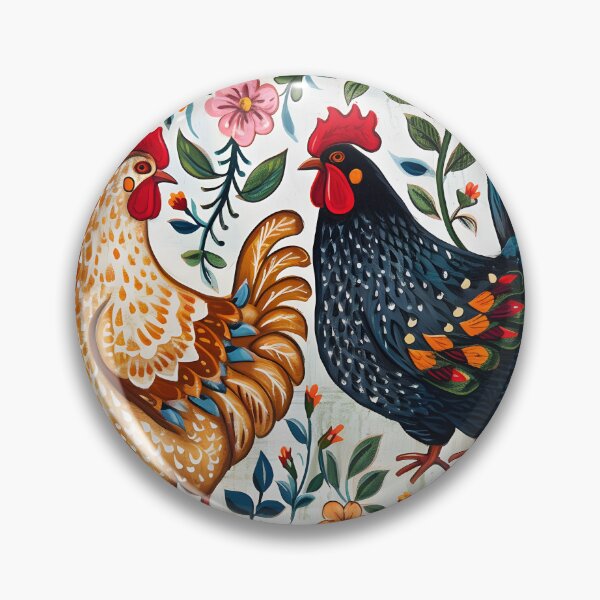 Item preview, Folk roosters - cockerel designed and sold by Folksy Living.