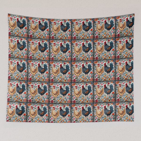 Item preview, Folk roosters - cockerel designed and sold by Folksy Living.
