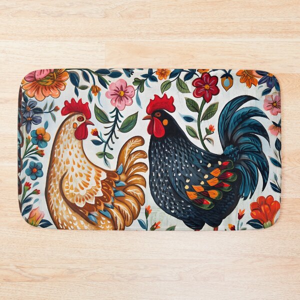 Item preview, Folk roosters - cockerel designed and sold by Folksy Living.