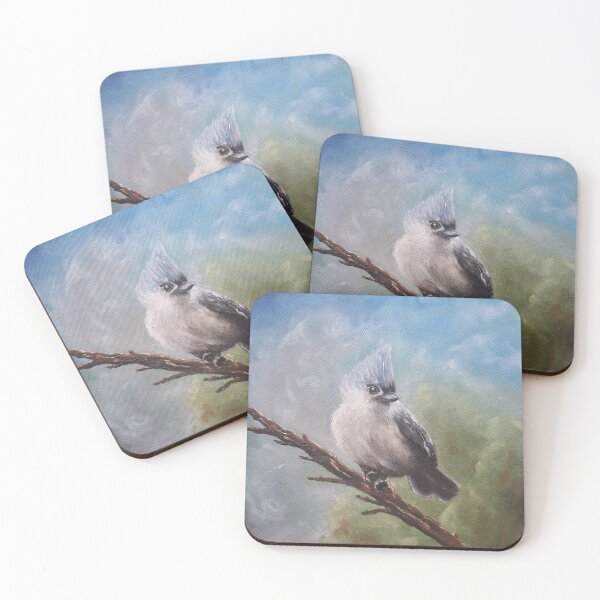 Item preview, Tufted Titmouse Bird Nature Lovers Ornithologist Beauty designed and sold by kkjustpaint.
