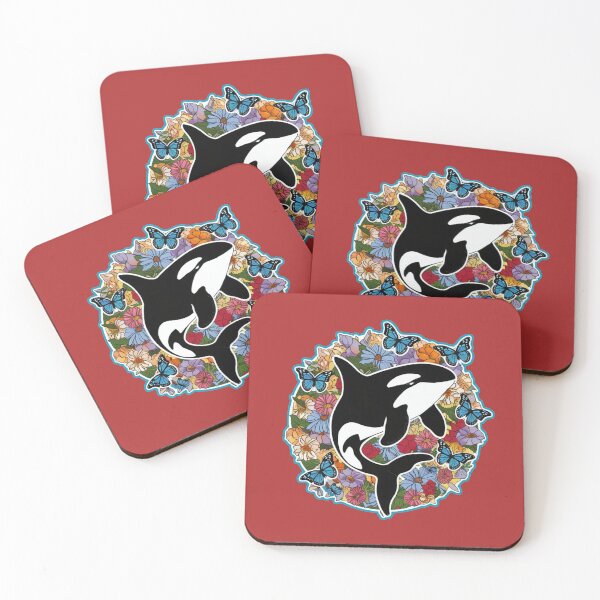 Item preview, Jumping Orca illustration designed and sold by ZooStateofMind.