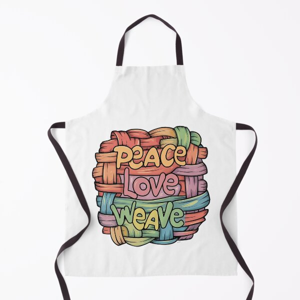 Item preview, Peace Love Weave! Funny Basket Weaving Pun designed and sold by PMCreative.