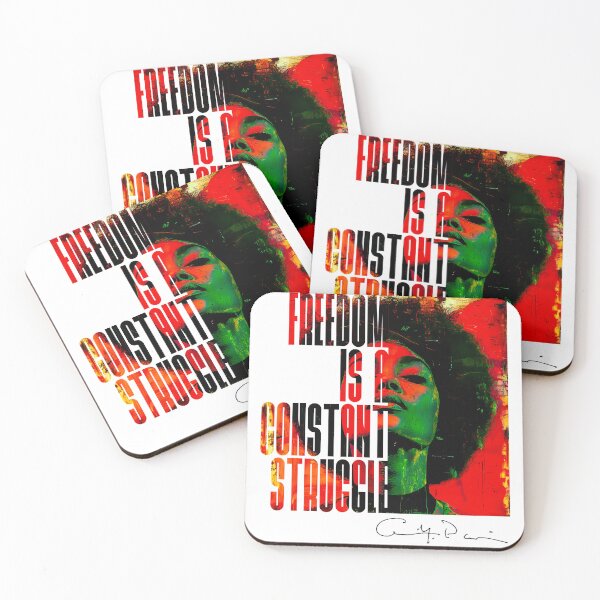 Item preview, Freedom Is A Constant Struggle Juneteenth Angela Davis Quote designed and sold by TQDitty.