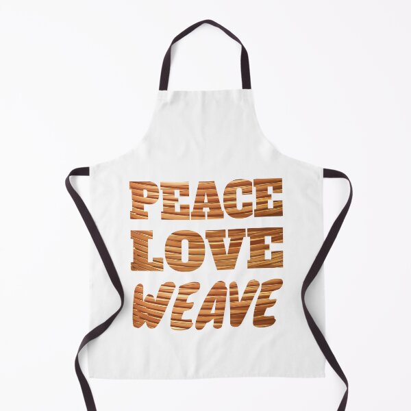 Item preview, Peace Love Weave! Funny Basket Weaving Pun designed and sold by PMCreative.