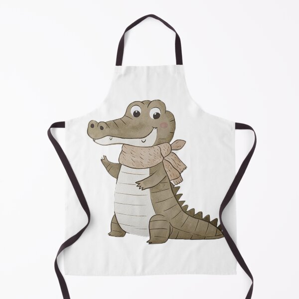 Item preview, Sweet Charming Alligator Crocodile Watercolor Artwork designed and sold by PharaonicArtist.