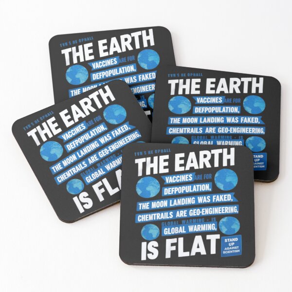 Item preview, The Earth Is Flat Funny Flat Earth Society Graphic  designed and sold by Ojosvalle.