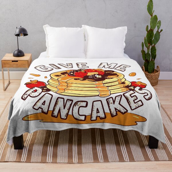 Item preview, "Give Me Pancakes" Bold Comic Art for Pancake Lovers - Fun Breakfast Graphic Design designed and sold by BNCH44.