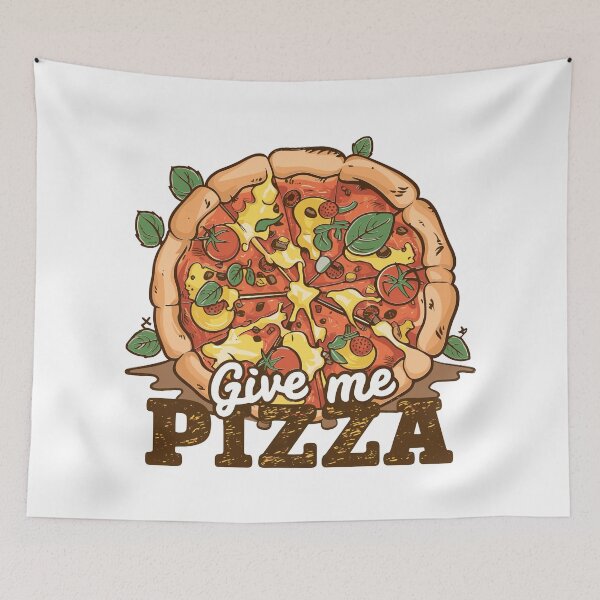 Item preview, "Give Me Pizza" Bold Comic Art for Pizza Lovers - Fun Foodie Graphic Design designed and sold by BNCH44.