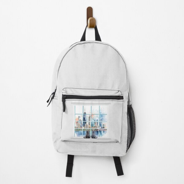 Item preview, Chicago Skyline Window Cats designed and sold by molamode.