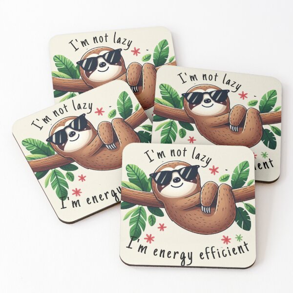 Item preview, I´m not lazy. I´m energy efficient designed and sold by Dominika Farkašová.