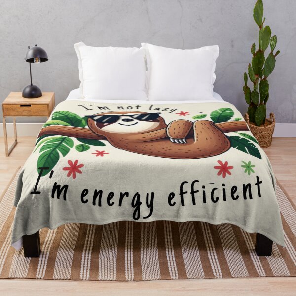 Item preview, I´m not lazy. I´m energy efficient designed and sold by Dominika Farkašová.