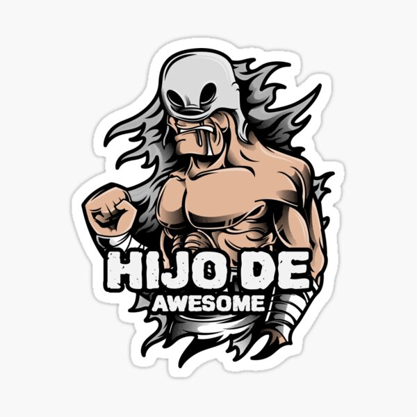 Item preview, Hijo de awesome Mexican Wrestling designed and sold by PrintMintDesign.