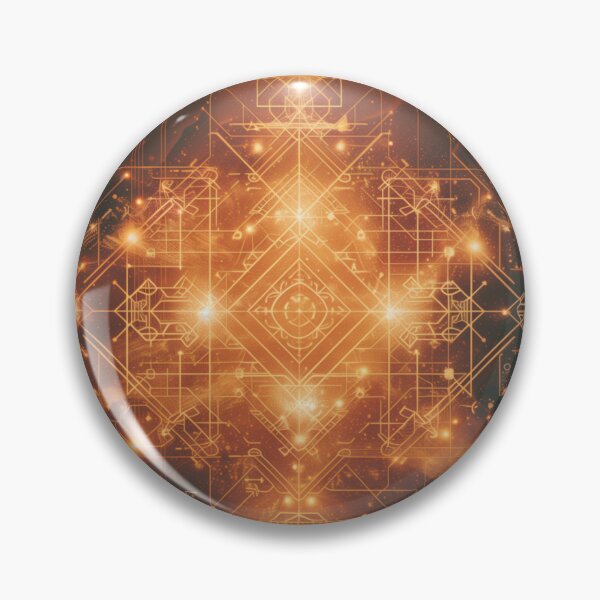 Item preview, Sacred Geometry Abstract Art designed and sold by Obsidian Ink by Wilshire.
