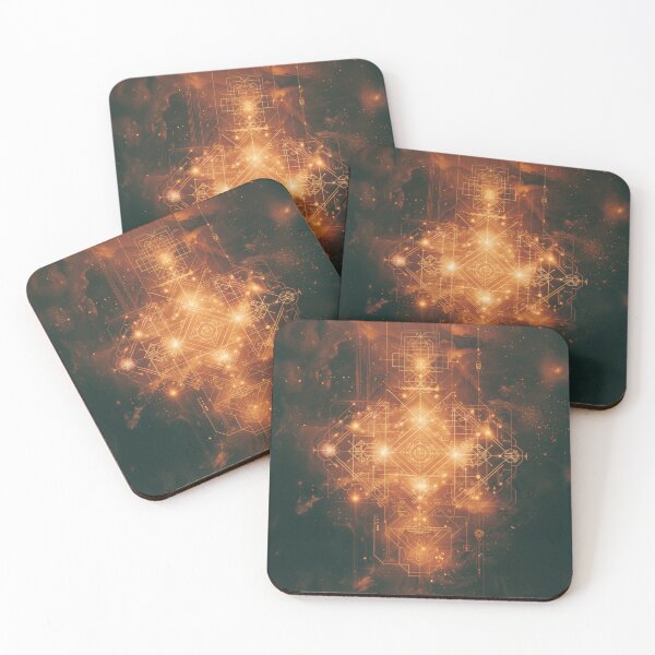 Item preview, Sacred Geometry Abstract Art designed and sold by Obsidian Ink by Wilshire.