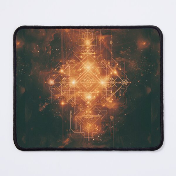 Item preview, Sacred Geometry Abstract Art designed and sold by Obsidian Ink by Wilshire.
