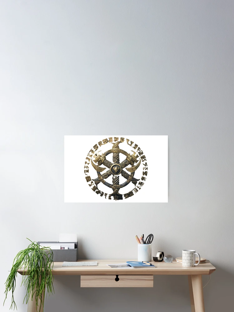 Aperçu 2 sur 3. Poster avec l'œuvre Viking créée et vendue par Rade85.