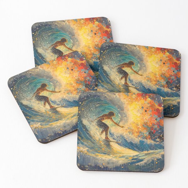 Item preview, Cosmic Surf - Abstract Expressionist Surf Art designed and sold by Tsurfinculture.