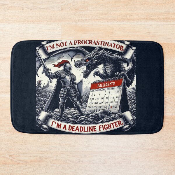 Item preview, Productivity Warrior Theme - Deadline Motivation Quote designed and sold by Dominika Farkašová.