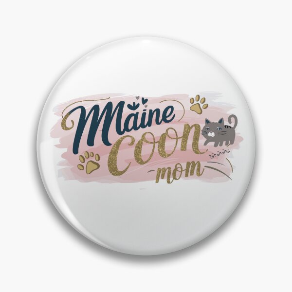 Item preview, Chic "Maine Coon Mom" Hand-Lettered Graphic | Trendy Cat Lover Art | HahaHandlesHub designed and sold by HahaHandlesHub.