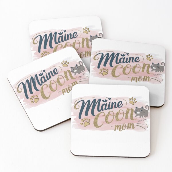 Item preview, Chic "Maine Coon Mom" Hand-Lettered Graphic | Trendy Cat Lover Art | HahaHandlesHub designed and sold by HahaHandlesHub.