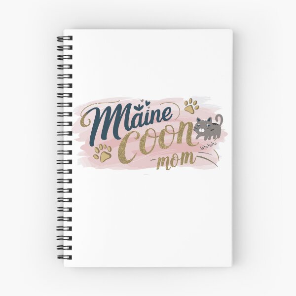 Item preview, Chic "Maine Coon Mom" Hand-Lettered Graphic | Trendy Cat Lover Art | HahaHandlesHub designed and sold by HahaHandlesHub.