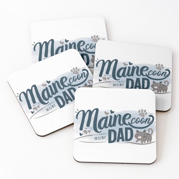 Item preview, Sleek "Maine Coon Dad" Hand-Lettered Graphic | Trendy Cat Lover Art | HahaHandlesHub designed and sold by HahaHandlesHub.