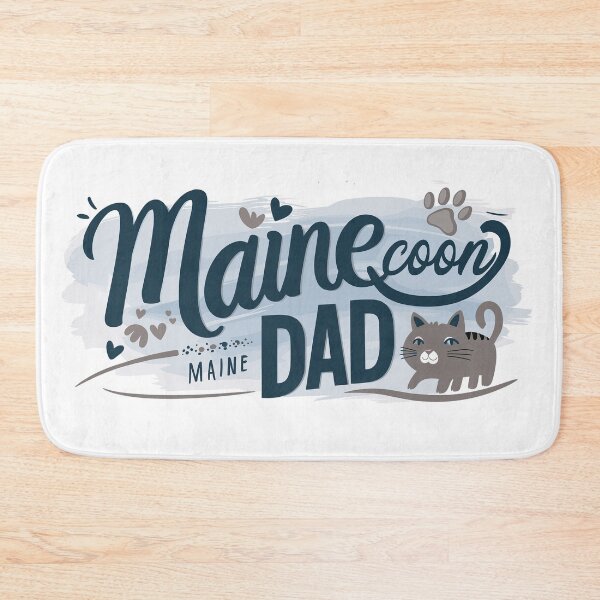 Item preview, Sleek "Maine Coon Dad" Hand-Lettered Graphic | Trendy Cat Lover Art | HahaHandlesHub designed and sold by HahaHandlesHub.