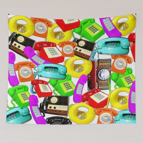 Item preview, 70S RETRO PHONES designed and sold by ICONIC-SONIC Shop.