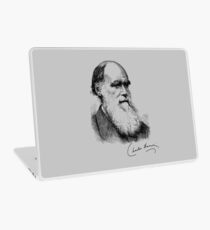 Charles Darwin Portrait Atheist Evolution Laptop Skin