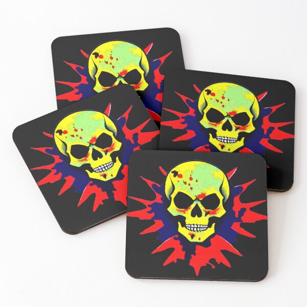 Item preview, Neon Fury: The Spectrum Skull designed and sold by Highlandkings.