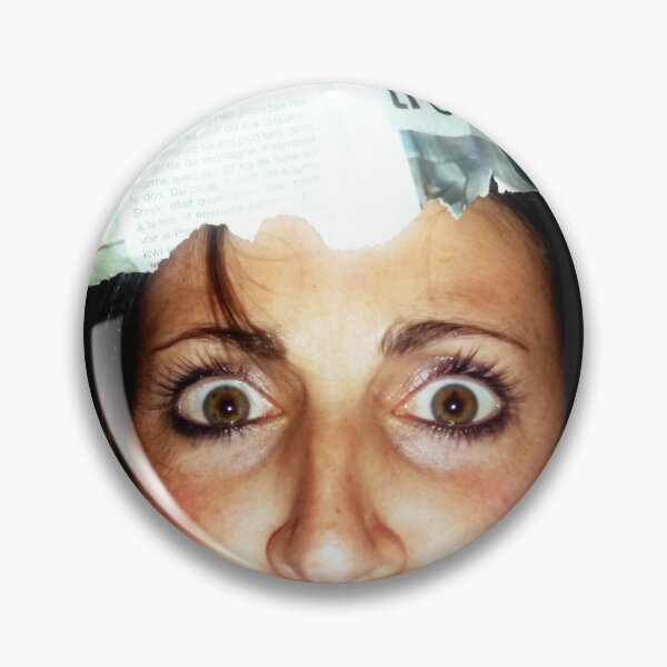 Item preview, Photograph portrait of woman embedded in newspaper in close-up designed and sold by Carré Comme Orange.