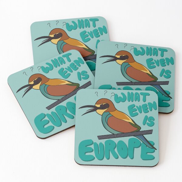 Item preview, European Bee-eater (Merops apiaster) designed and sold by amcattos.
