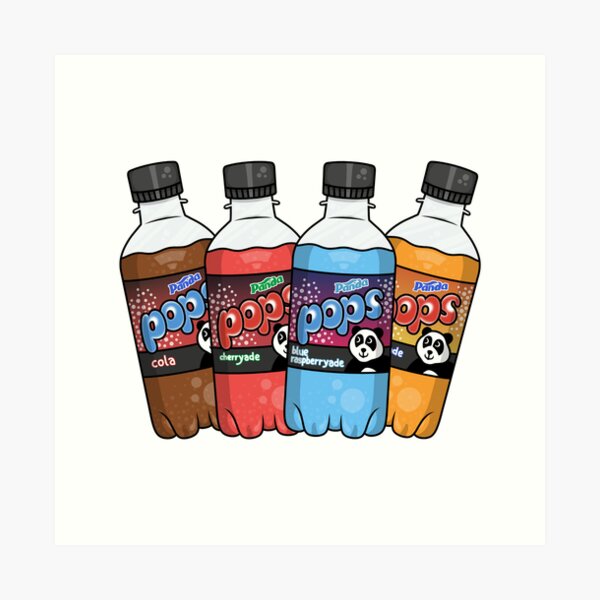 Item preview, Panda Pops - 90s Fizzy Drinks designed and sold by Amy Farmer.