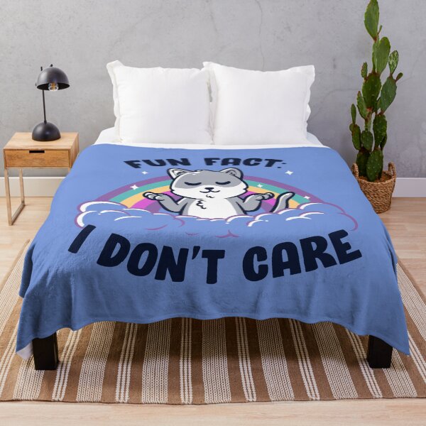 Item preview, Fun Fact I Don't Care - Funny Sarcasm Cute Whatever Cat Gift designed and sold by koalateess.